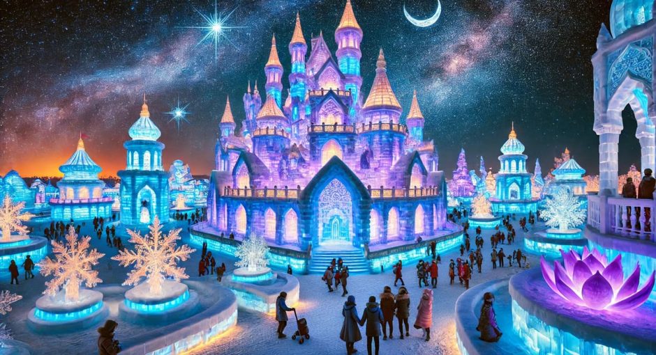 À la découverte du village de glace en Chine : Cité des Glaces de Harbin