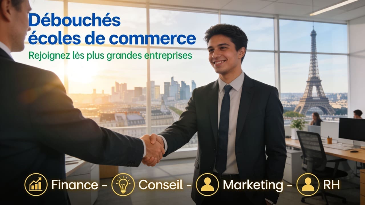Tous les débouchés école de commerce expliqués