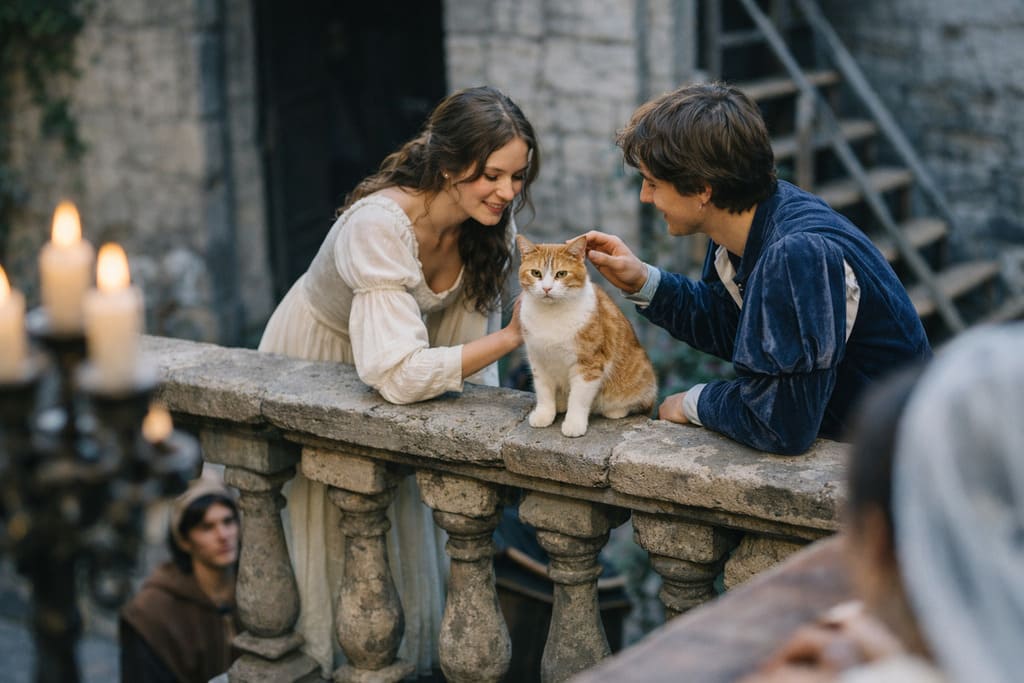 Quand un acteur chat s'improvise dans Roméo et Juliette !
